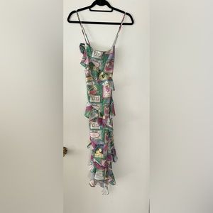 LPA Roma Flounce Dress